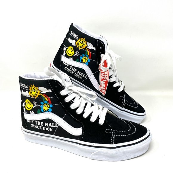 VANS Women's Size 7.5 VN0A5HXV936 SK8-Hi Better Day Anaheim Black Canvas Sneaker - Picture 8 of 11